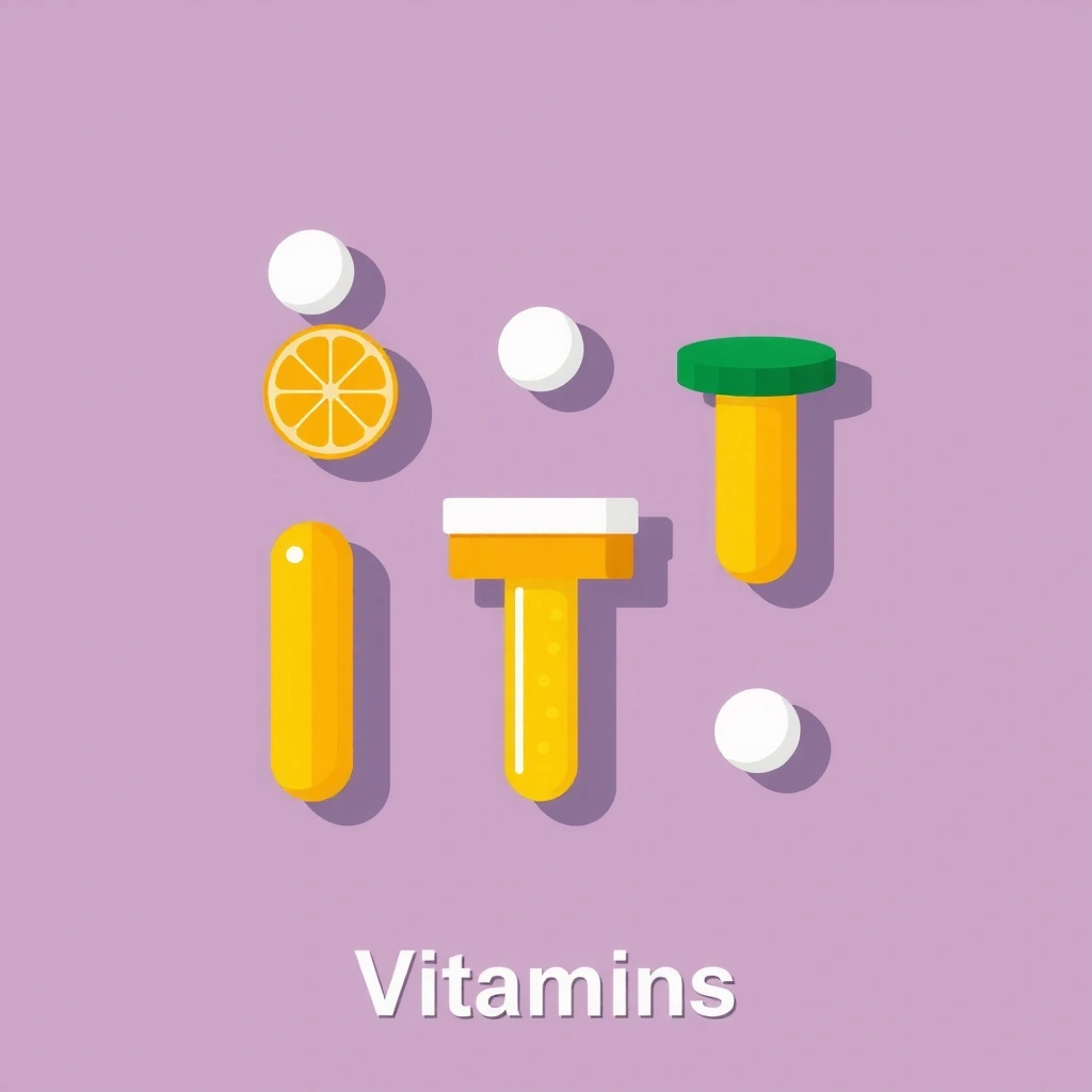 Minimalistyczna ikona reprezentująca witaminy